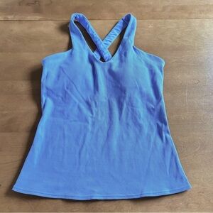 New ALO Yoga Elevate Rib Tank Blue